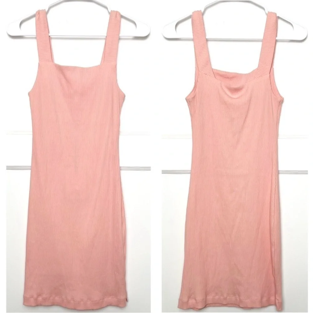 NWT SPELL Cosmos Ribbed Knit Organic Cotton Sleeveless Bodycon Mini dress - Picture 5 of 6